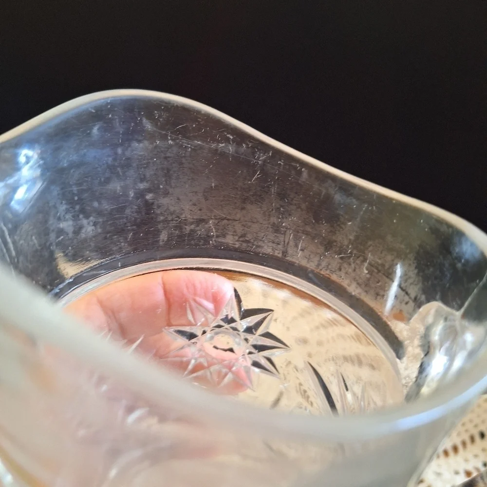 Anchor hocking Star of David pitcher